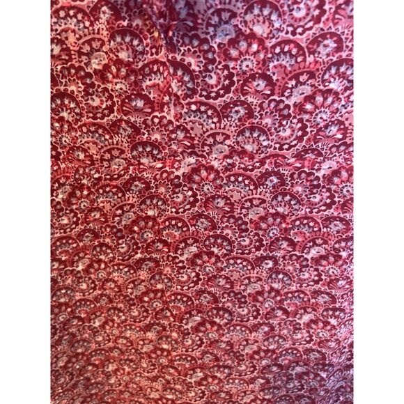 Loft Floral Flounce Tie Back Maxi Dress Lined Flowy Lightweight Cottage Western - Picture 8 of 11